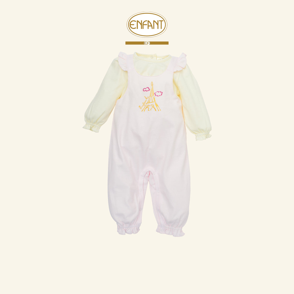 ENFANT ชุดบอดี้สูท เด็กหญิง  แรกเกิด-3เดือน EF8ES6