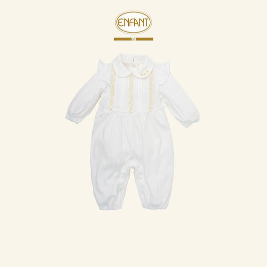 ENFANT ชุดบอดี้สูท เด็กหญิง มินิมอล 0-6เดือน EF8ET6