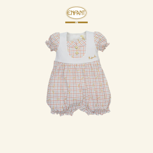 ENFANT  ชุดบอดี้สูท จั๊มพ์  เด็กหญิง 3เดือน-2ปี EF8EU1