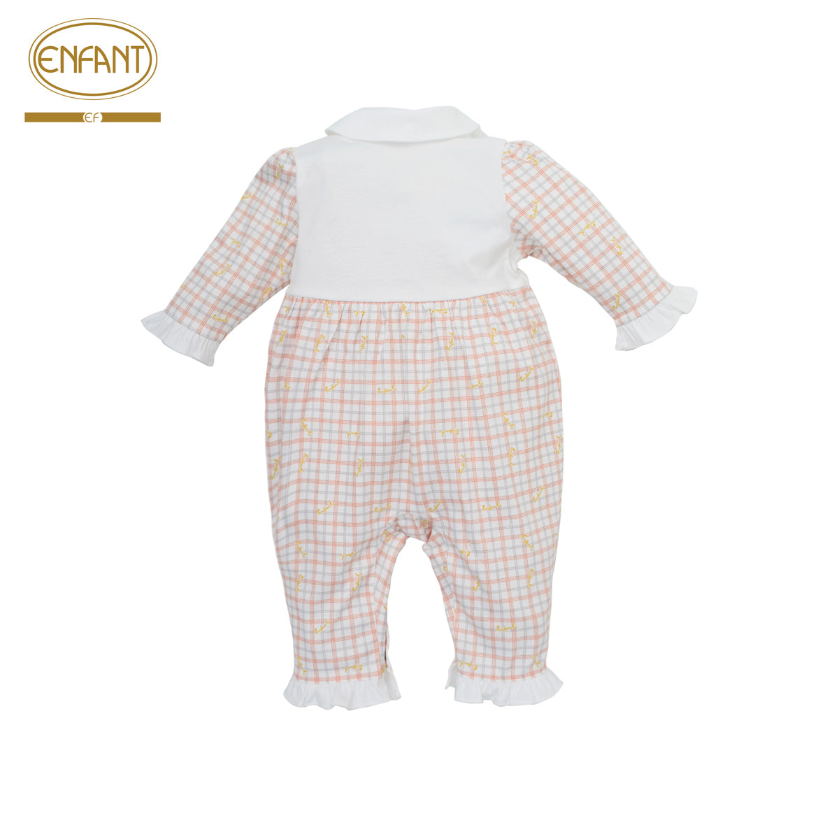 ENFANT ชุดบอดี้สูท ขายาว เด็กหญิง 0-6เดือน สก็อต  EF8EU6