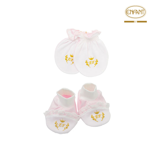 Enfant ถุงมือ-ถุงเท้า สำหรับเด็กอ่อน 2สี ชมพู-ฟ้า (ขายแยกชิ้น) EF9EL0-EF9EL1