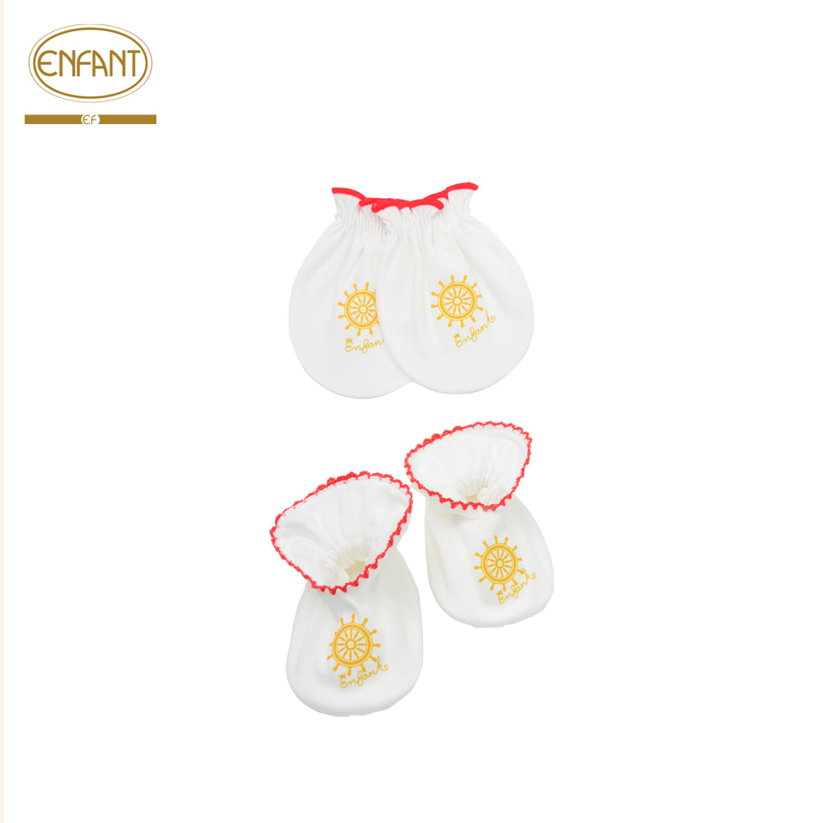 ENFANT ถุงมือ-ถุงเท้า สมอเรือ ฟรีไซซ์  EF9EN0+EF9EN1