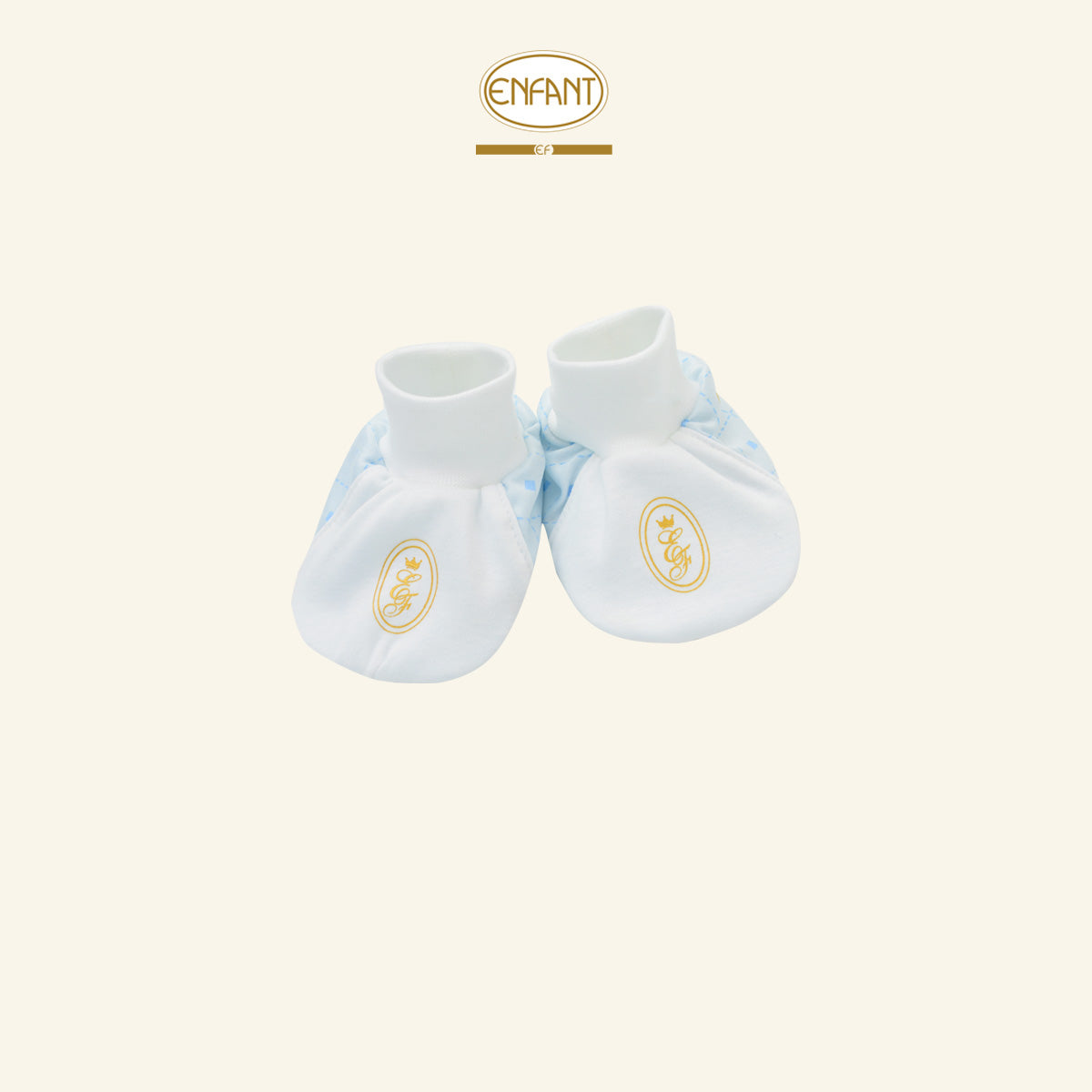 ENFANT ถุงเท้า ลายน่ารัก  ฟรีไซซ์ ฟ้า EF9EX1