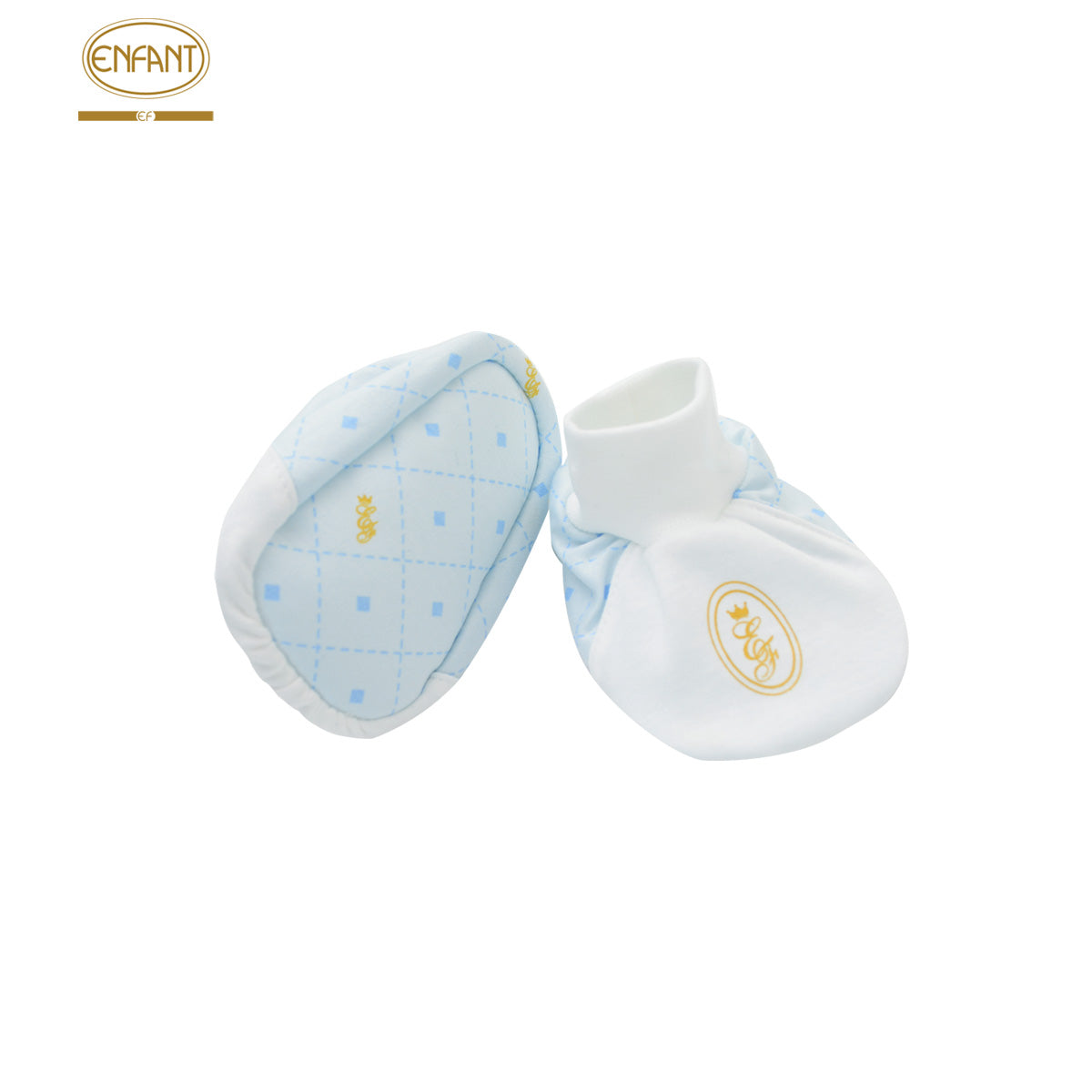 ENFANT ถุงเท้า ลายน่ารัก  ฟรีไซซ์ ฟ้า EF9EX1