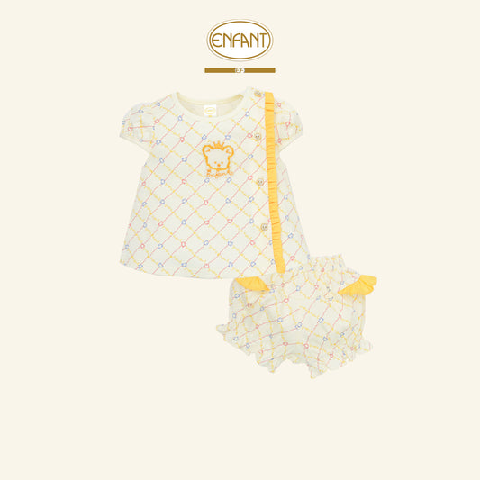 Enfant ชุดเสื้อและกางเกงขาสั้นเด็กหญิง (Girl Set) EF1EP1