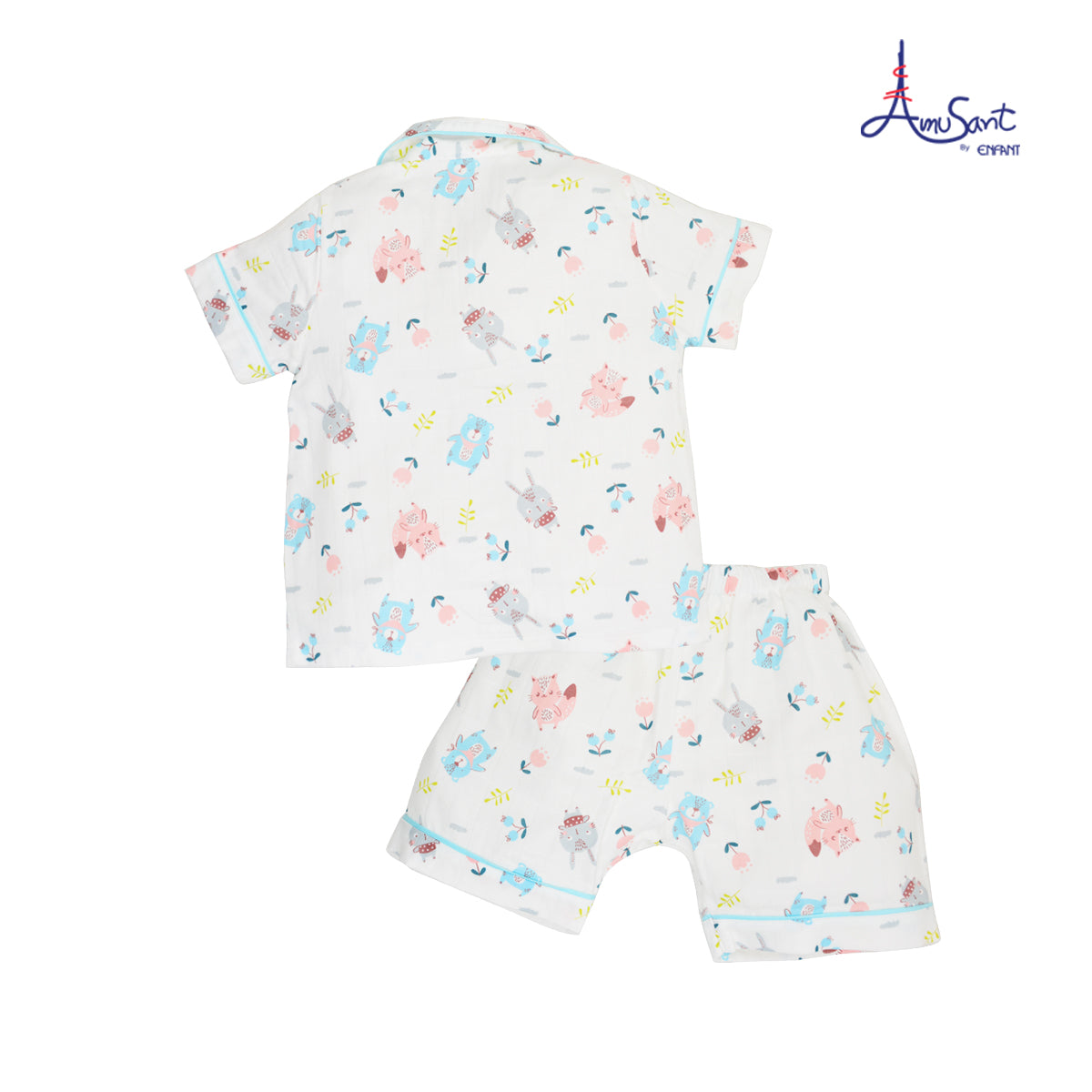 Amusant by Enfant  ขนาด 30*30 นิ้ว  Cotton bamboo 1 กล่องได้ 2 ลาย