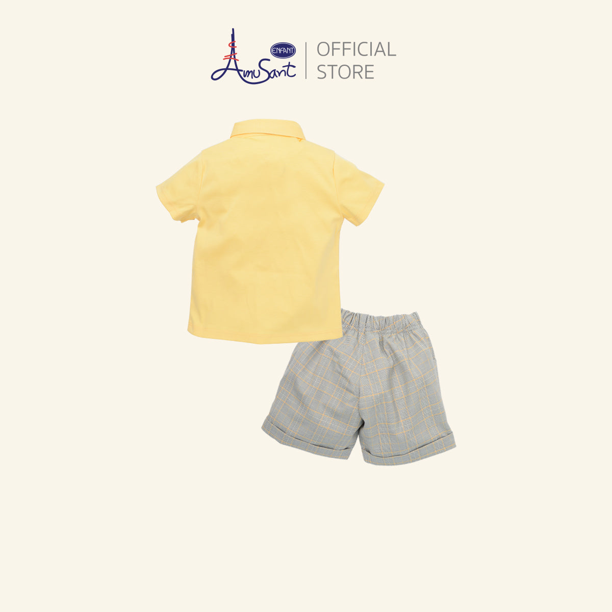 Amusant Gold ชุดเสื้อผ้าเด็กชาย สำหรับ 3 เดือน - 6 ขวบ EH1K80