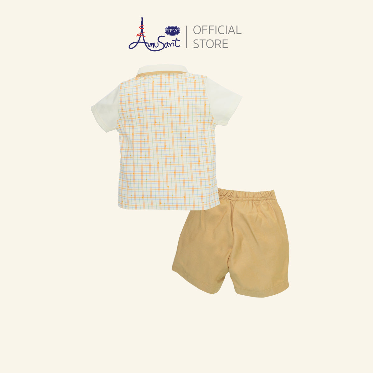 Amusant Gold ชุดเสื้อผ้าเด็กชาย สำหรับ 3 เดือน - 6 ขวบ EH1K81