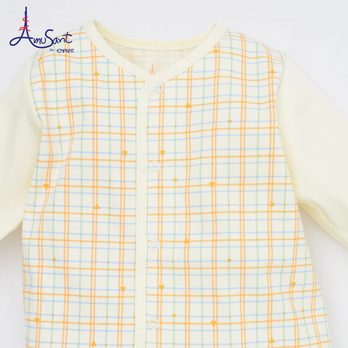 Amusant Gold ชุดเสื้อผ้าเด็กอ่อน สำหรับ 3 เดือน - 2 ขวบ EH1K86