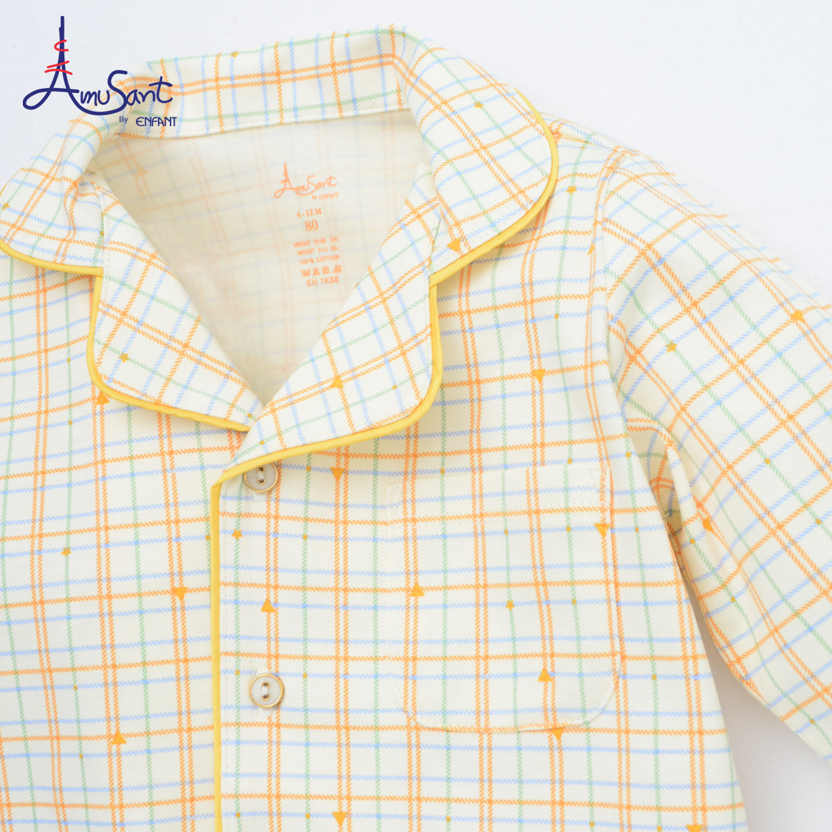 Amusant Gold ชุดนอนเด็ก สำหรับ 6 เดือน - 8 ขวบ EH1K88