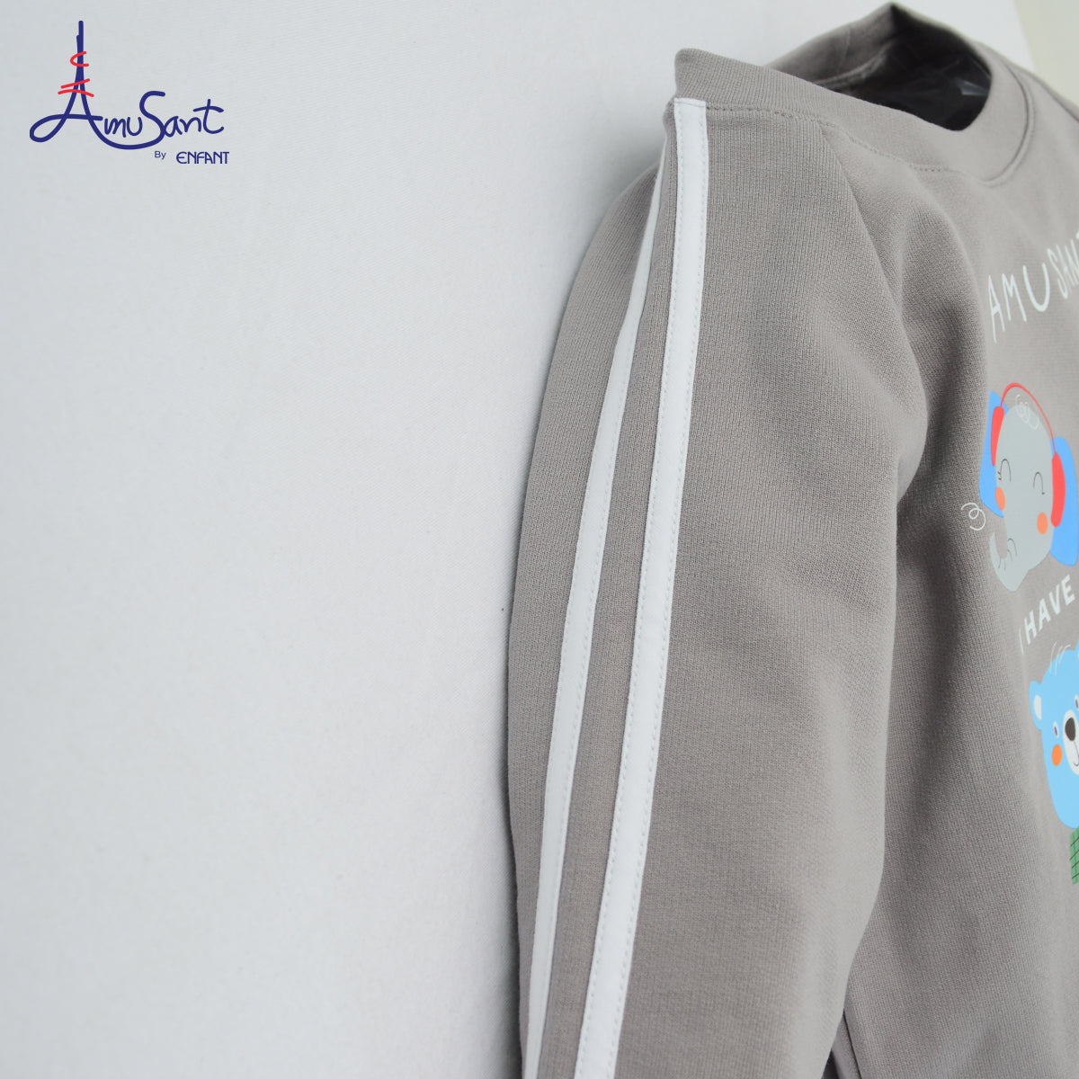 Amusant by Enfant (เสื้อแขนยาว + กางเกงขายาวกระเป๋าแปะ) EH1N50