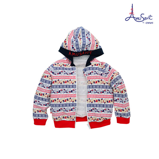 Amusantเสื้อแขนยาวลายช้าง 1ปี-8ปี EH2I72