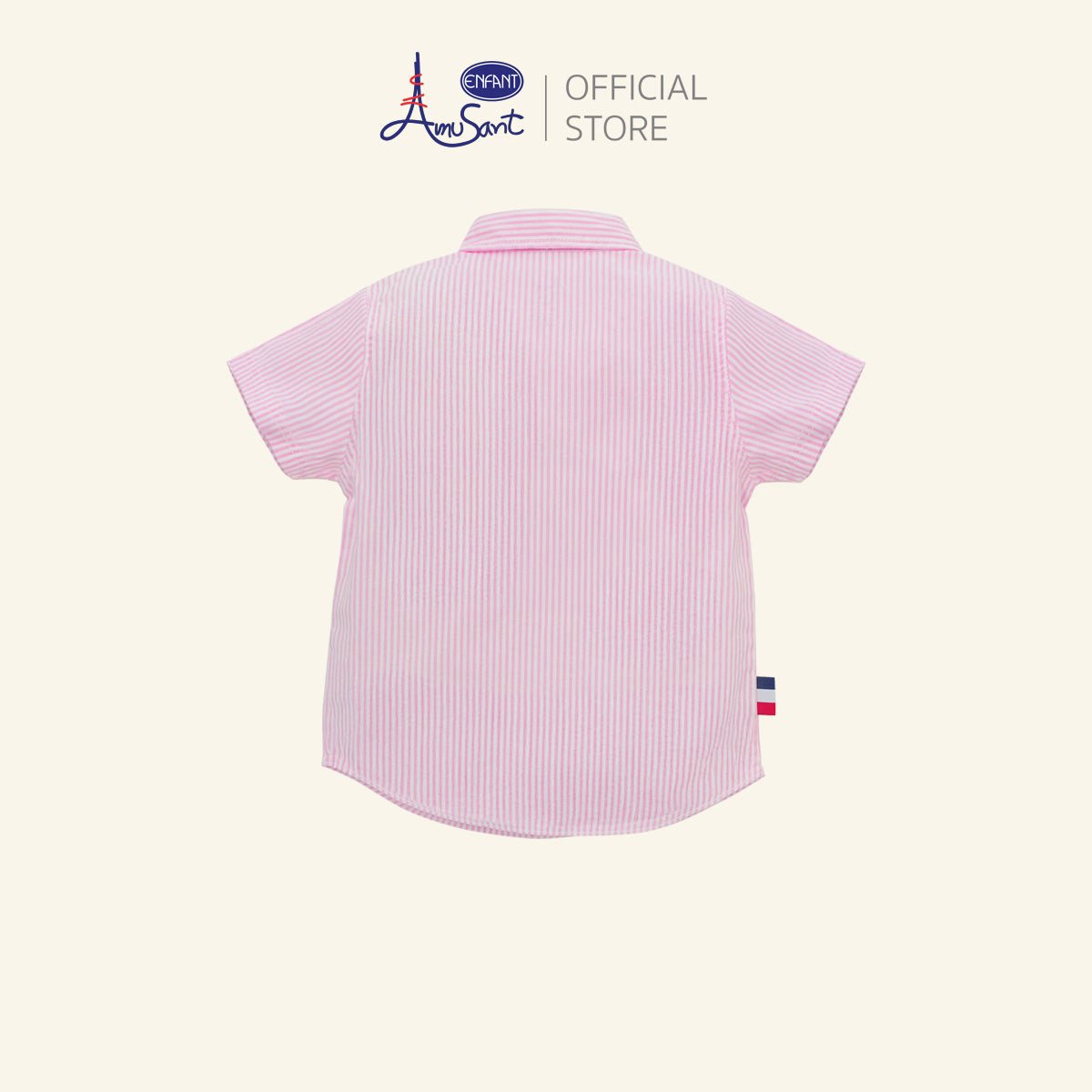 Amusantเสื้ออ๊อกซ์ฟอร์ดทอลาย 6เดือน-8ปี EH2K72