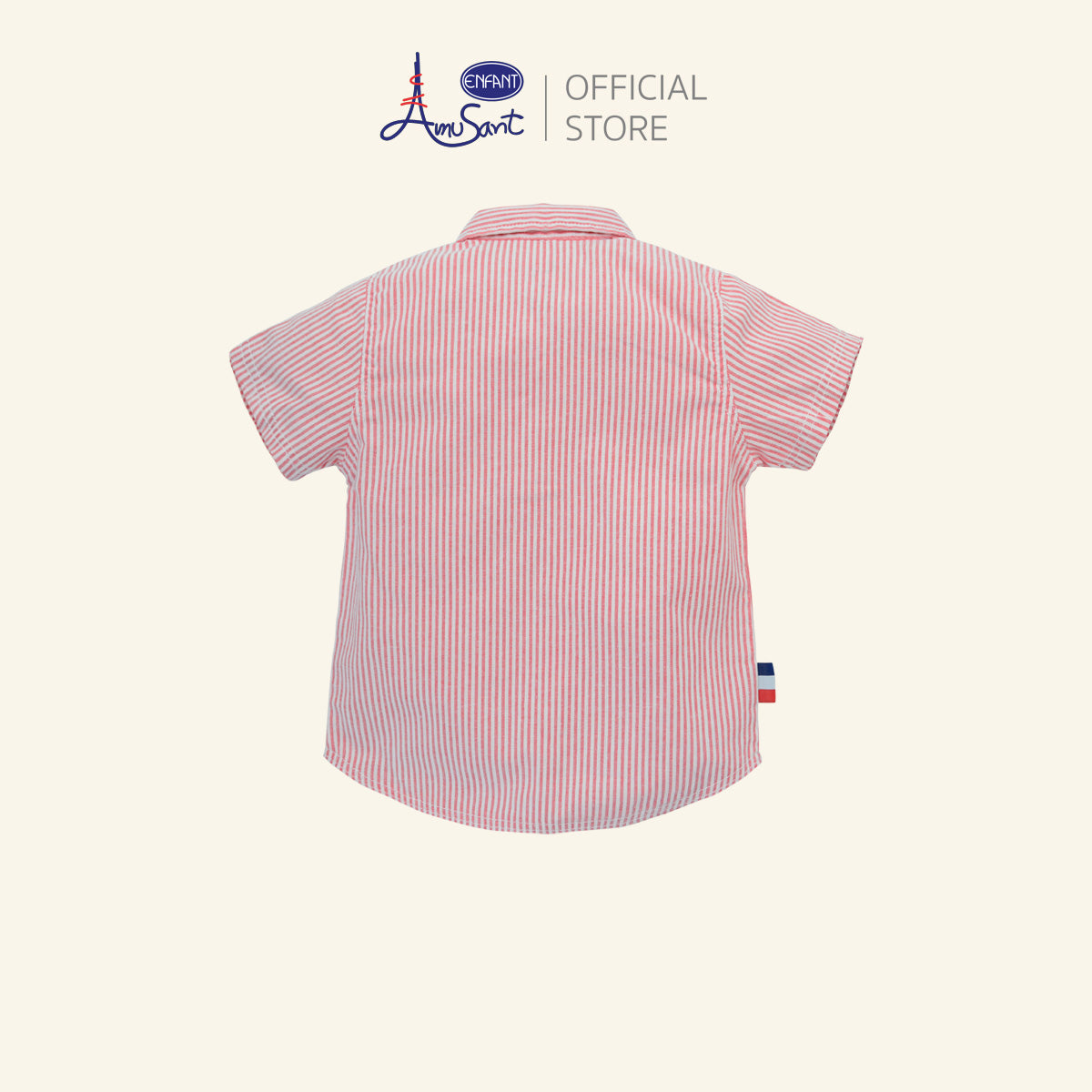 Amusantเสื้ออ๊อกซ์ฟอร์ดทอลาย 6เดือน-8ปี EH2K72