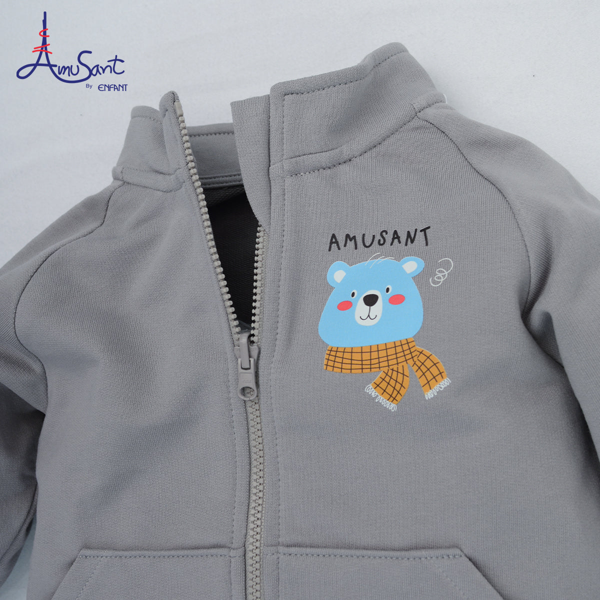 Amusant by Enfant เสื้อแจ็คเก็ตเด็ก  (มีซิปหน้า) EH2N52