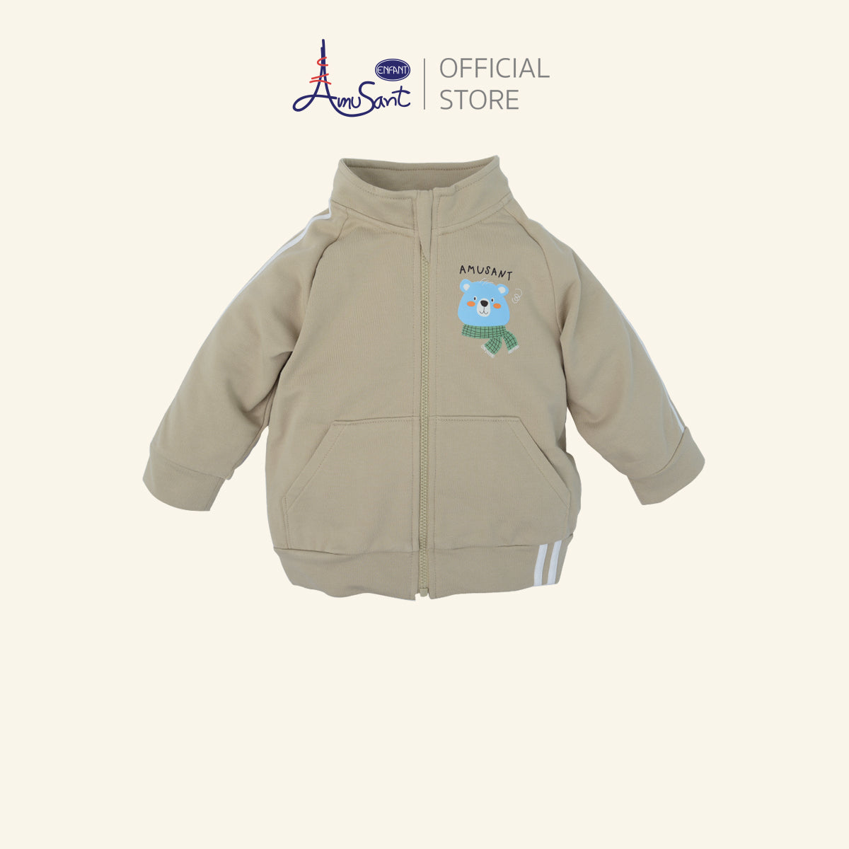 Amusant by Enfant เสื้อแจ็คเก็ตเด็ก  (มีซิปหน้า) EH2N52