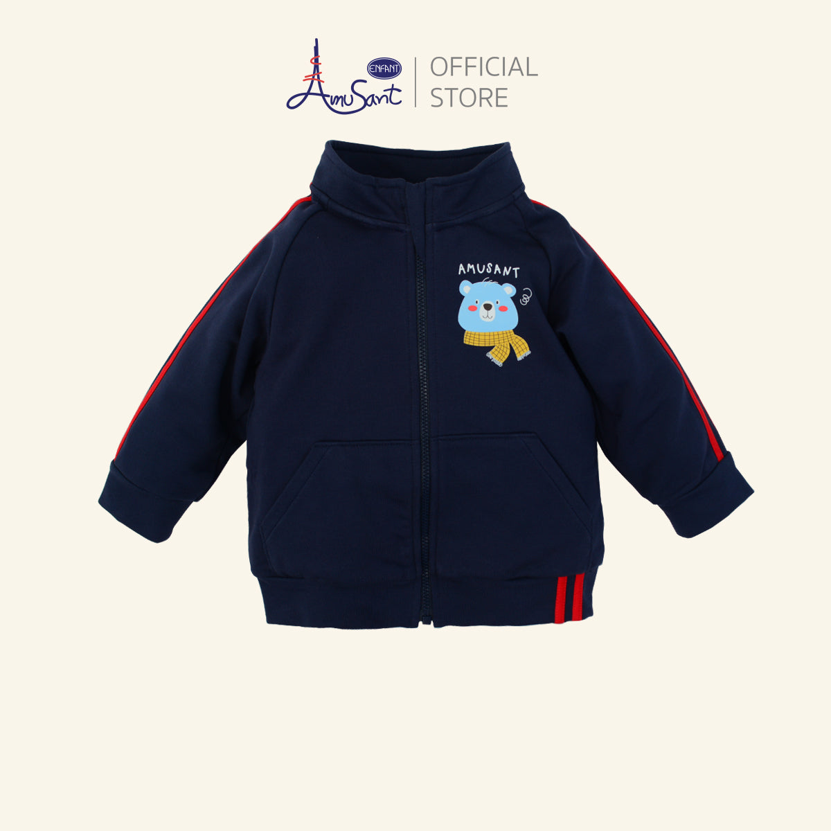 Amusant by Enfant เสื้อแจ็คเก็ตเด็ก  (มีซิปหน้า) EH2N52