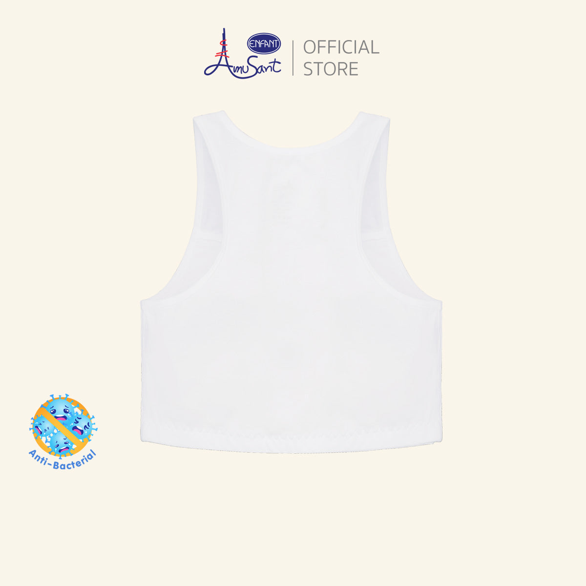 Amusant เสื้อบังทรงซับใยฟองน้ำ แอนตี้-แบคทีเรีย (มีฟองน้ำ) EH2L62,EH2P61