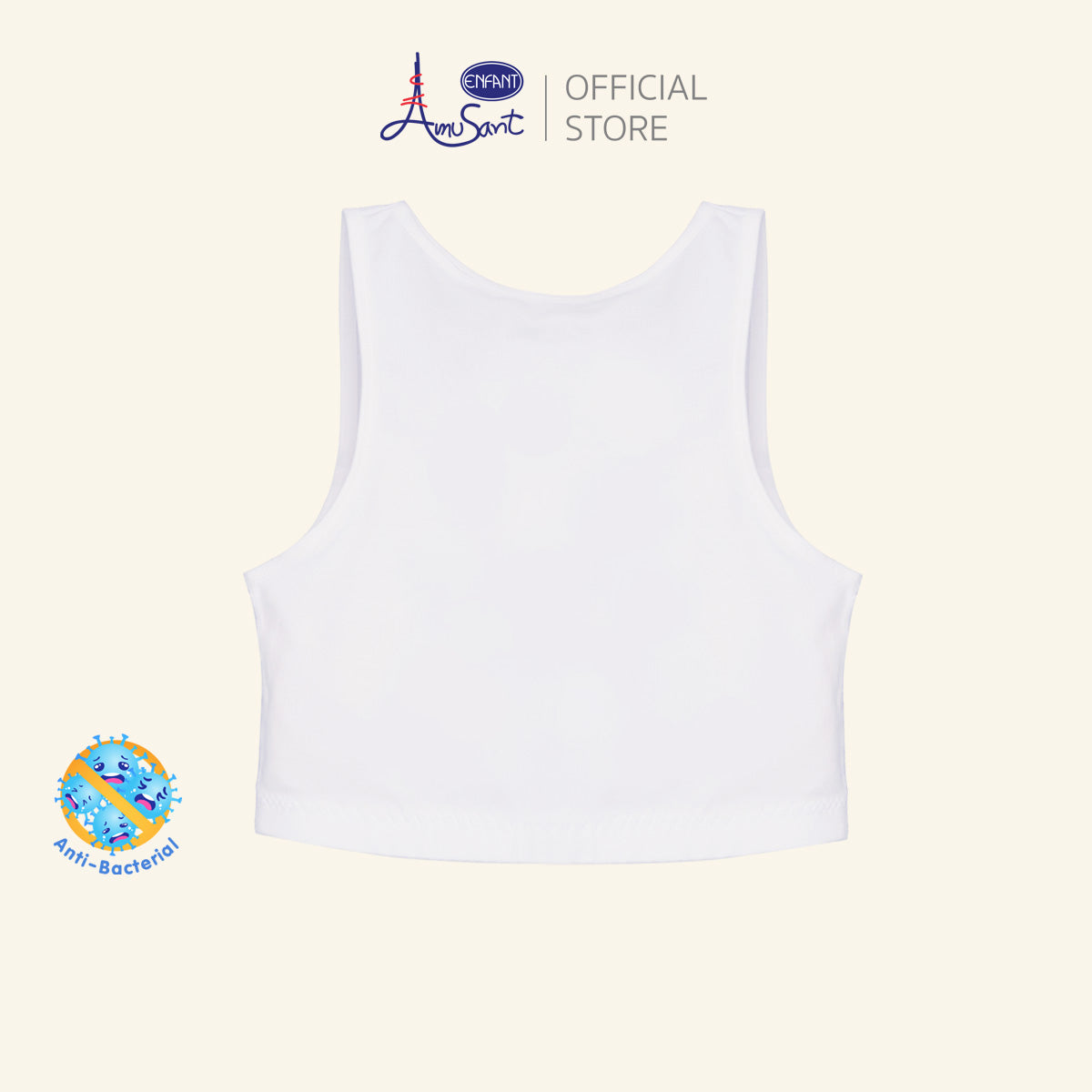 AMUSANT เสื้อบังทรงสั้นซับผ้า 2 ชั้น สำหรับ 4 - 10 ขวบ EH2L8,EH2P8