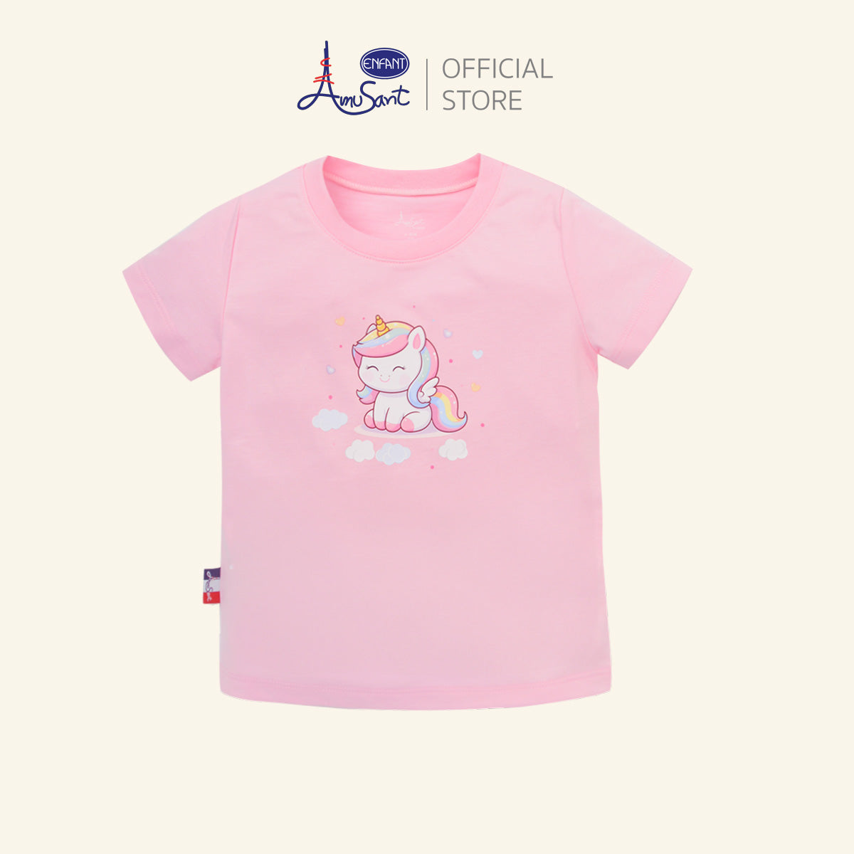 AMUSANT เสื้อยืด ลายการ์ตูน (เด็กหญิง) 6เดือน-8ปี EH2R10