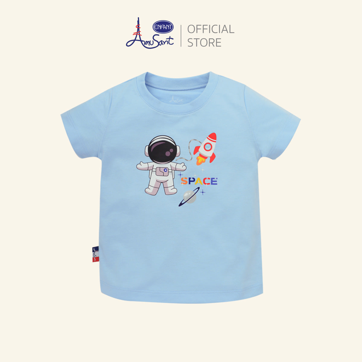 AMUSANT เสื้อยืดลายการ์ตูน (เด็กชาย) 6เดือน-8ปี EH2R10