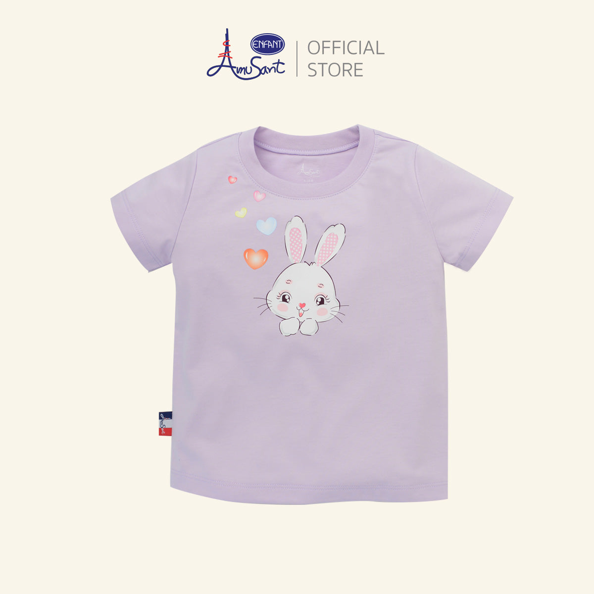 AMUSANT เสื้อยืด ลายการ์ตูน (เด็กหญิง) 6เดือน-8ปี EH2R10