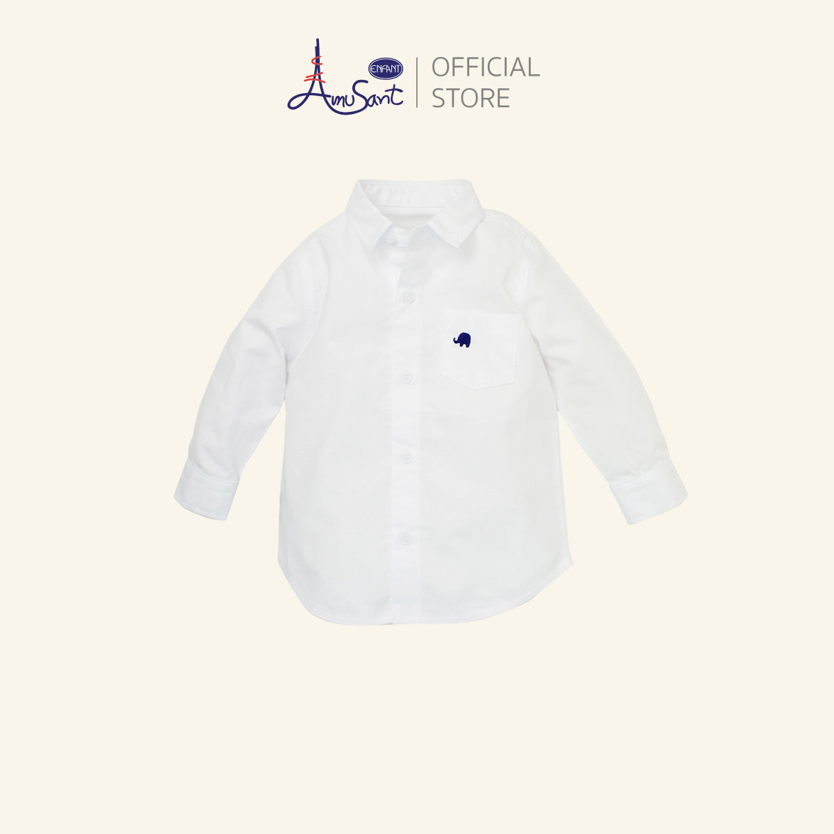 Amusant เสื้อเชิ๊ตแขนยาว สำหรับ 4 ขวบ - 14 ขวบ EH2R30