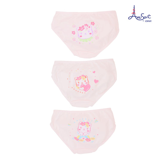 Amusant กางเกงในผู้หญิงทรงบิกินีรุ่น Super Soft แพ็ค 3 ตัว EH3F23 & EH3F24
