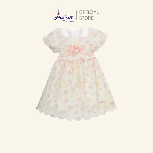 AMUSANT ชุดกระโปรงเด็กหญิง สำหรับ 1 ขวบ - 8 ขวบ