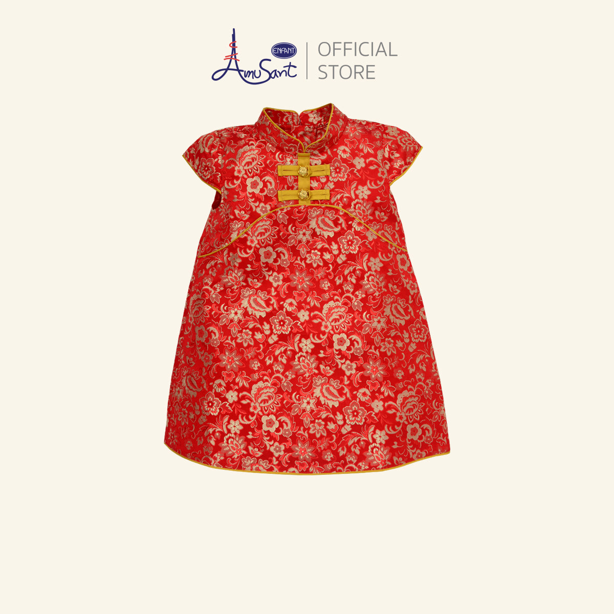 AMUSANT ชุดกี่เพ้า อาหมวย 6เดือน-10ปี  EH4N60