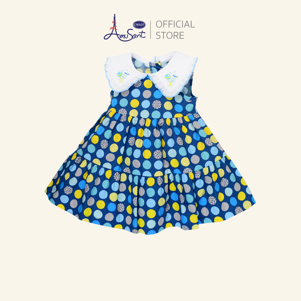 AMUSANT เดรสน่ารัก พิมพ์ลาย 3สี 6เดือน-8ปี EH4N71