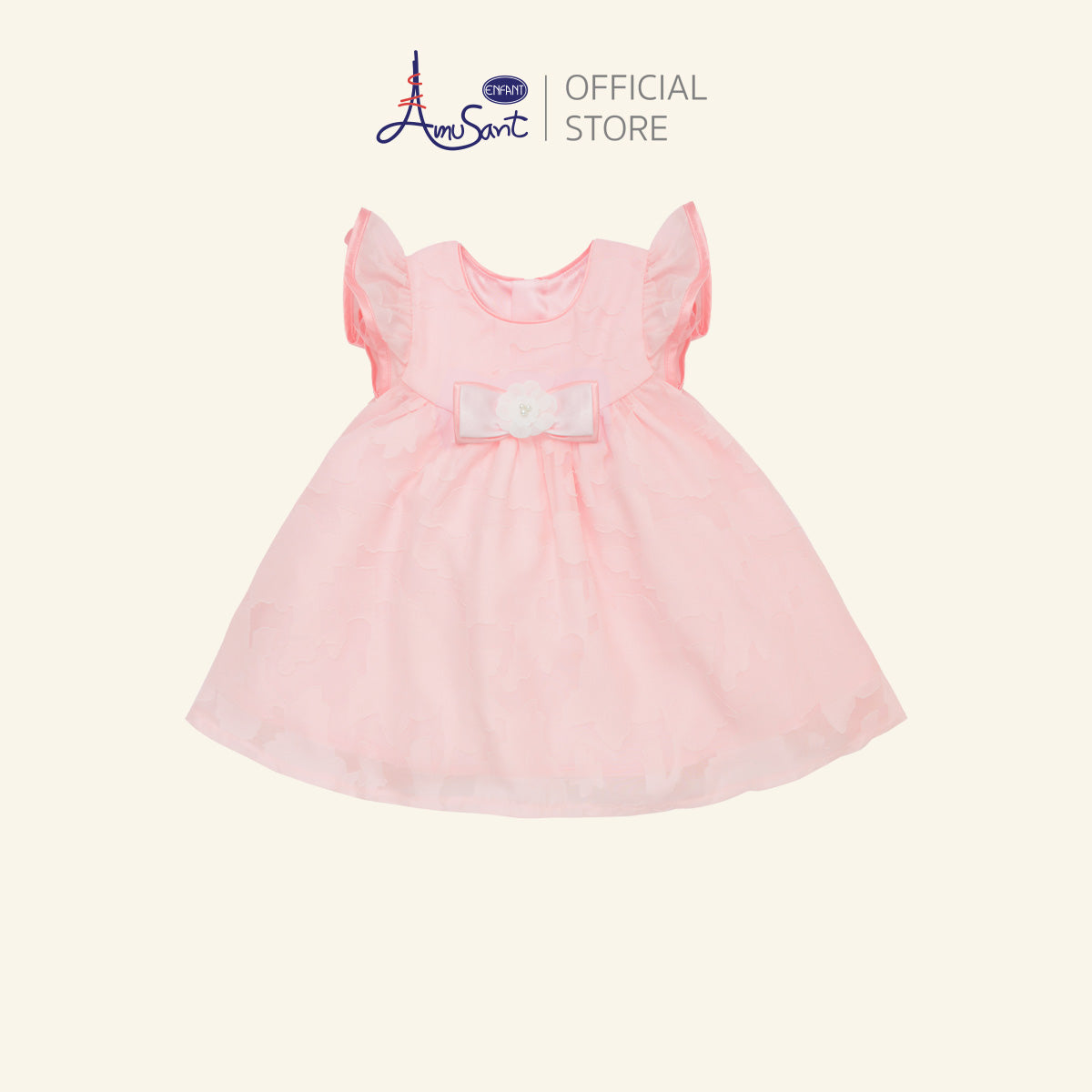 Amusant by Enfant ชุดเดรสเด็กหญิง ลายกุหลาบ 6 เดือน - 8 ปี EH4S10