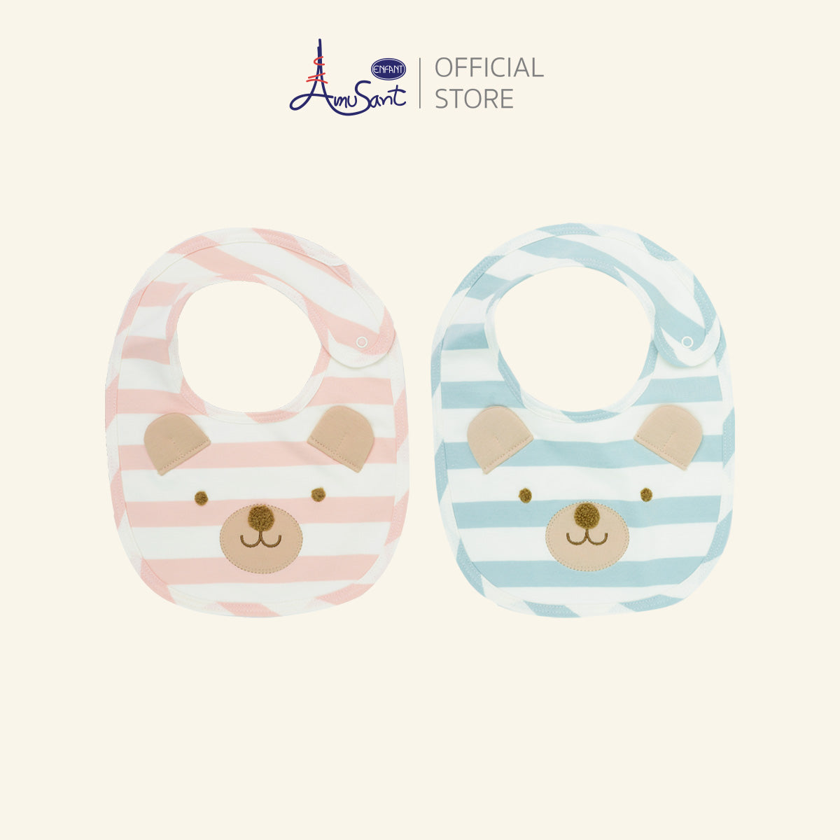 ENFANT ผ้ากันเปื้อน ลายหมีสุดน่ารัก EH5R10