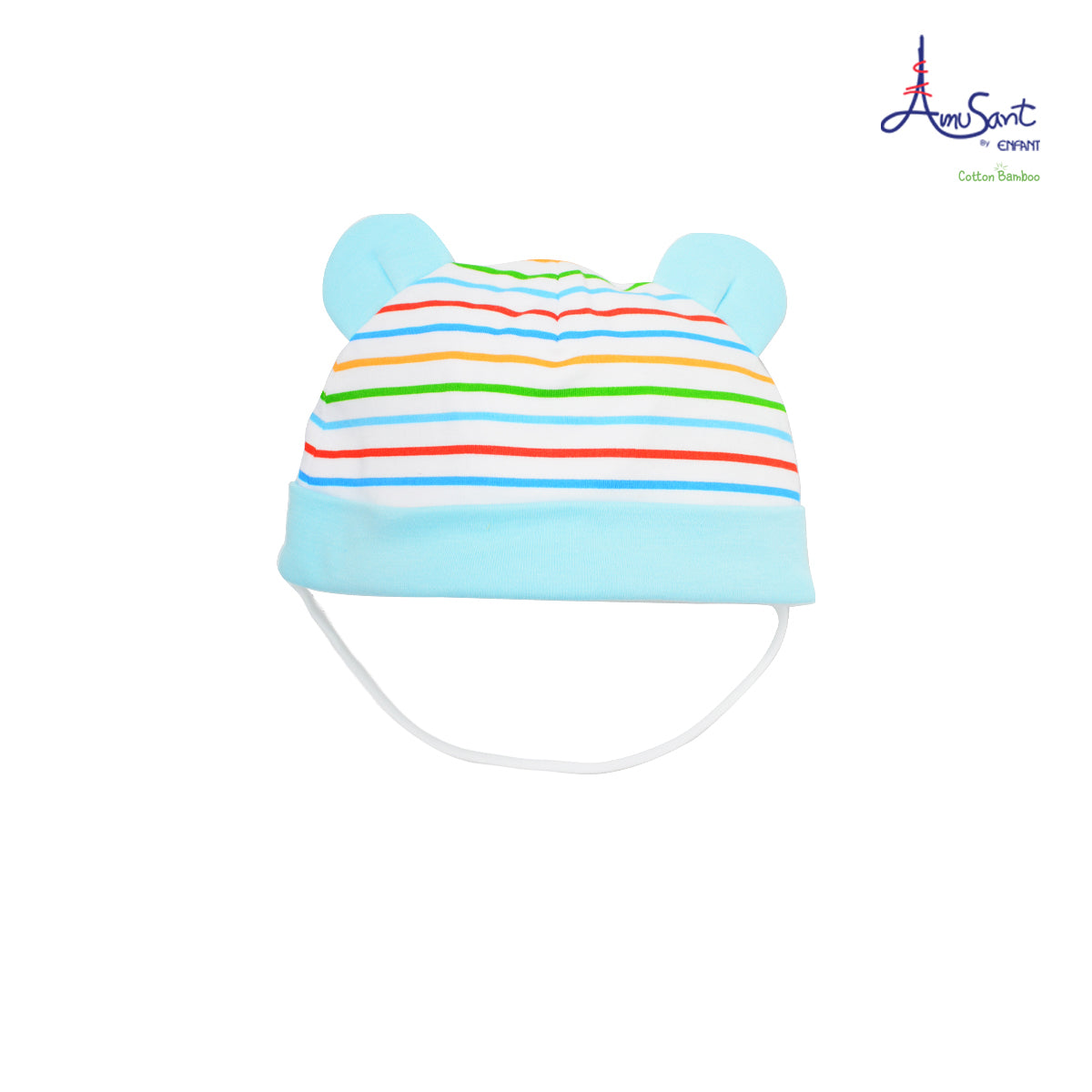 Amusant หมวกเด็กเล็กแรกเกิด-1ขวบ ลายเป็ดน้อย-สายรุ้งมีหูน่ารักๆ EH7G75-EH7K72