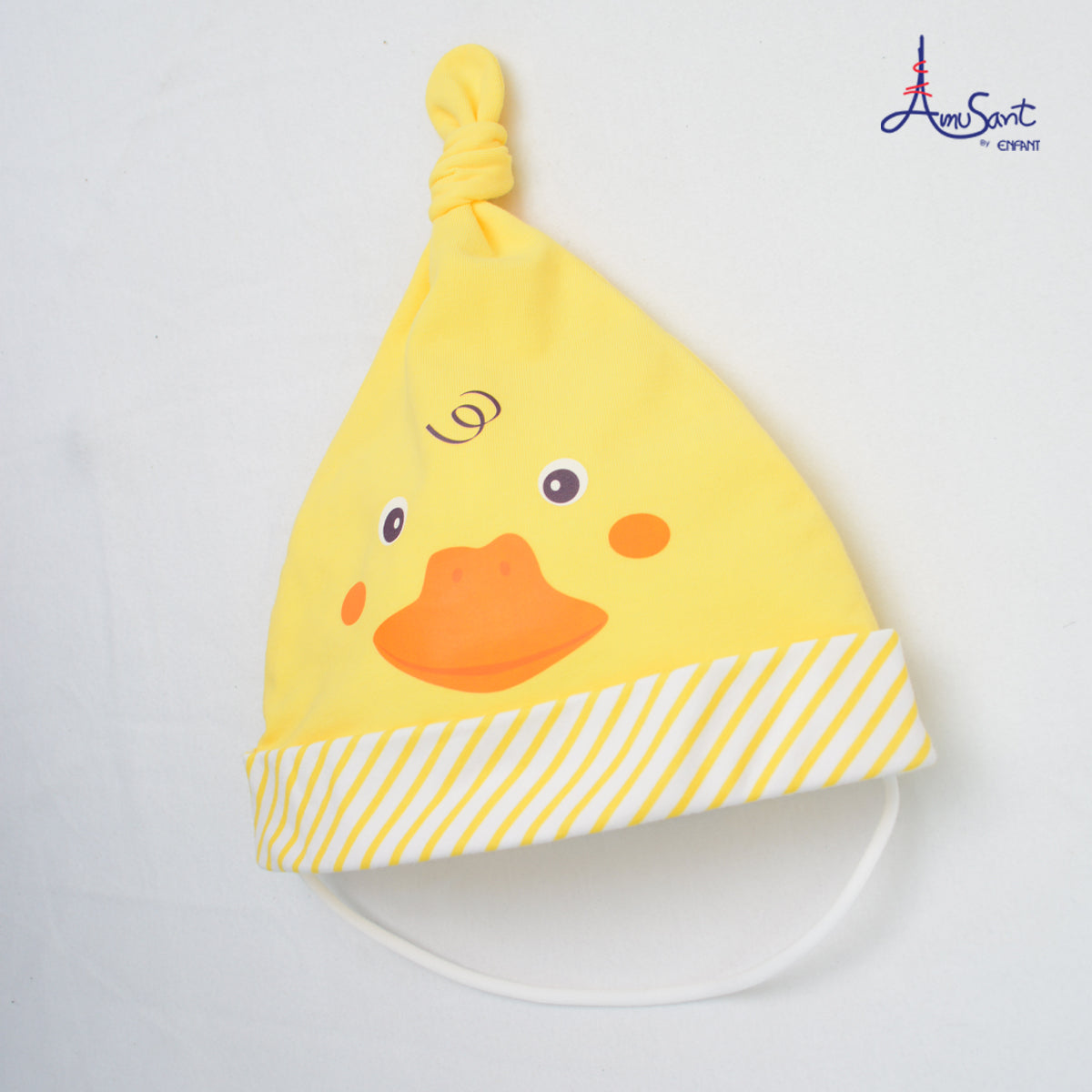 Amusant หมวกเด็กเล็กแรกเกิด-1ขวบ ลายเป็ดน้อย-สายรุ้งมีหูน่ารักๆ EH7G75-EH7K72
