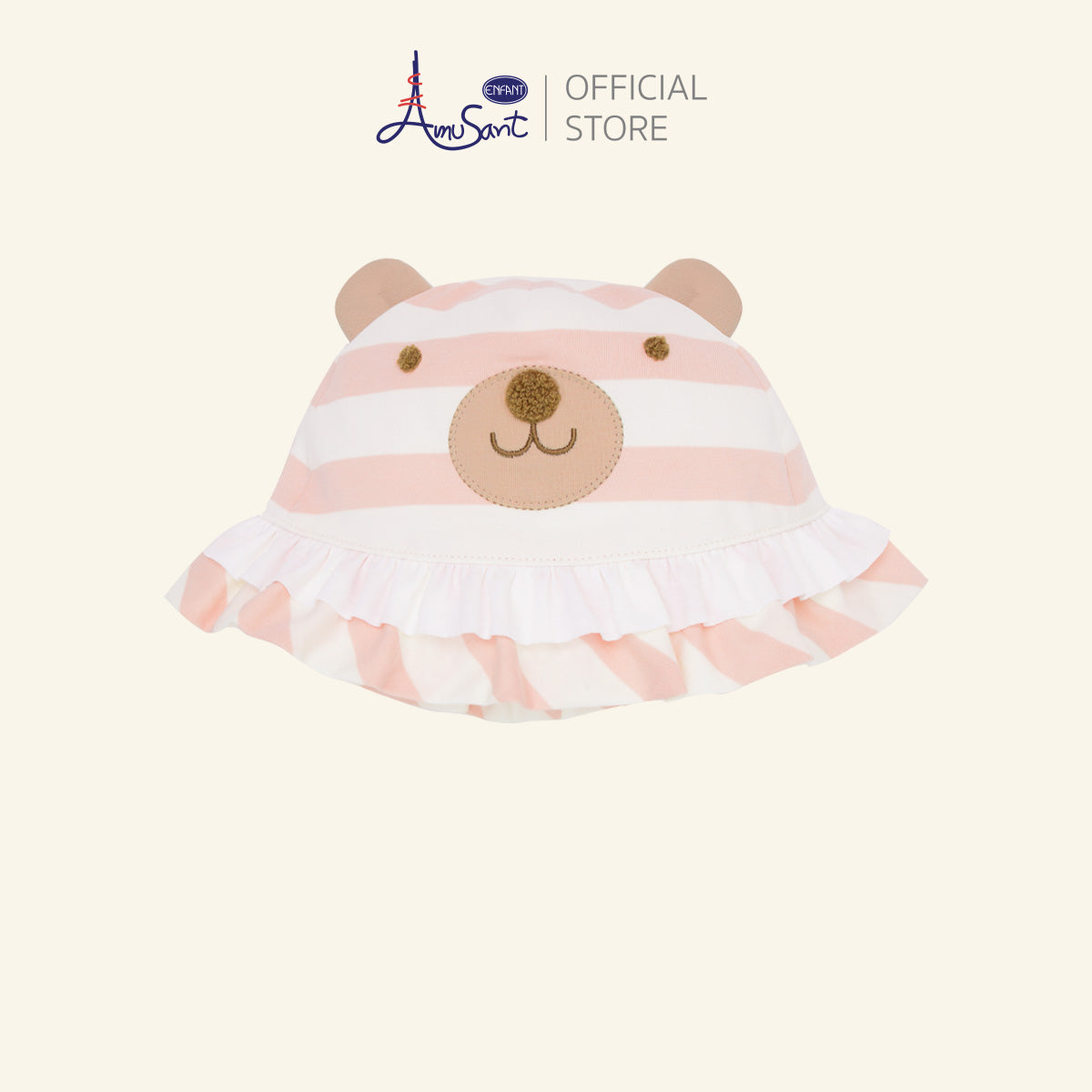 ENFANT หมวกเด็ก ลายหมีสุดน่ารัก ผู้หญิง 3-24 เดือน EH7R10