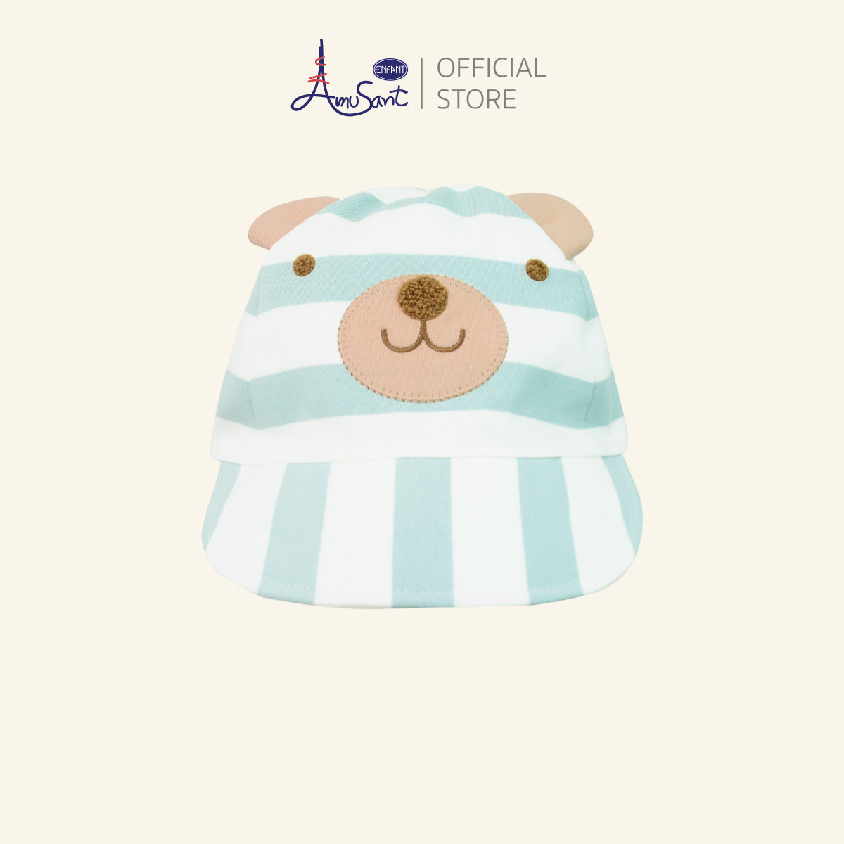 ENFANT หมวกเด็ก ลายหมีสุดน่ารัก ผู้ชาย 3-24 เดือน EH7R11