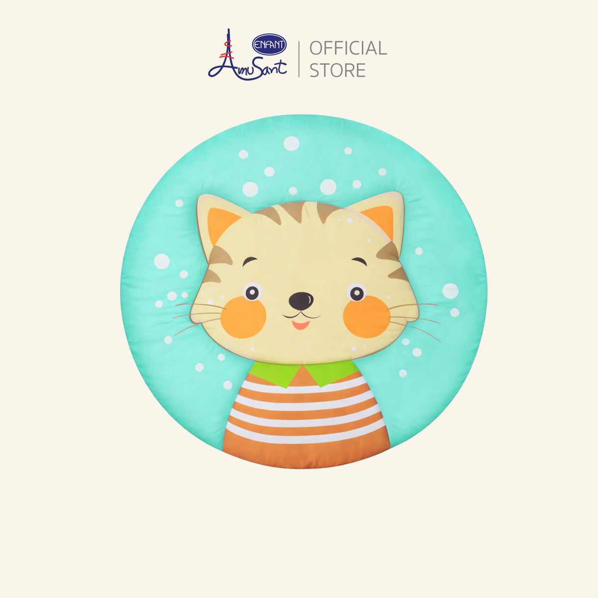 AMUSANT by ENFANT แผ่นรองคลาน แผ่นรองเล่นสำหรับเด็กและทารก Play Mat ขนาดเส้นผ่าศูนย์กลาง 100 CM. EH9G66 /9H76