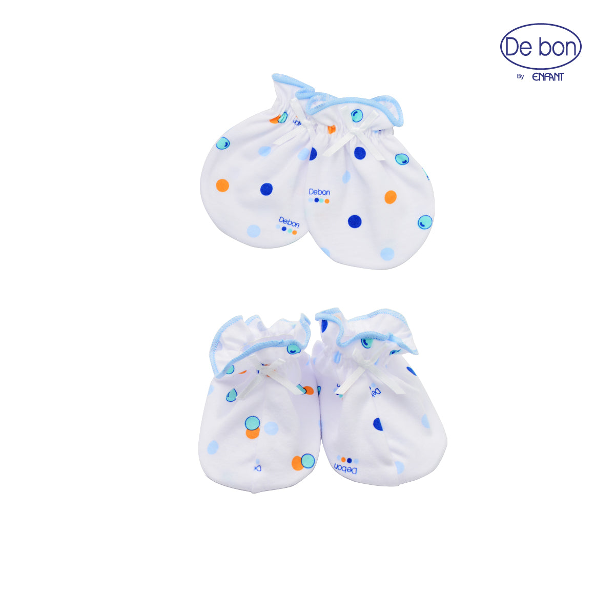 De bon by Enfant ถุงมือ-ถุงเท้า FreesizeลายPolka dot EI9AT1