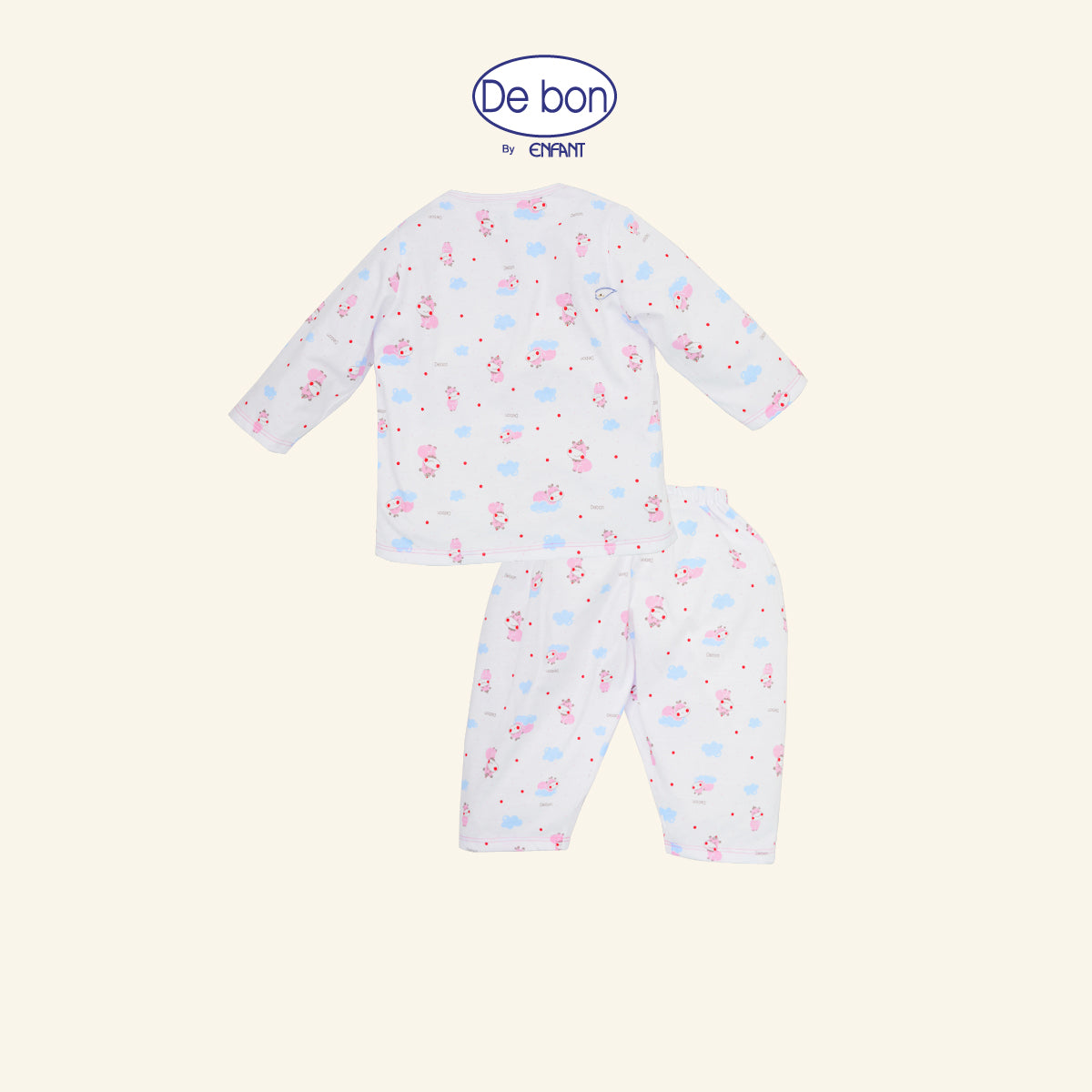 DE BON BY ENFANT ชุดนอนเด็กเล็ก สำหรับ 6 เดือน - 4 ขวบ EI1AY9