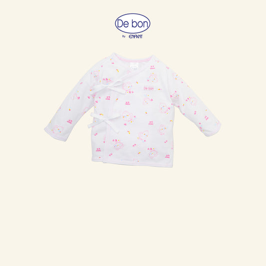 DE BON เสื้อผูกป้าย/กระดุม/กางเกง ขายาว แรกเกิด-2ขวบ เป็ดน้อย (ขายแยกชิ้น) ฟ้า-ชมพู