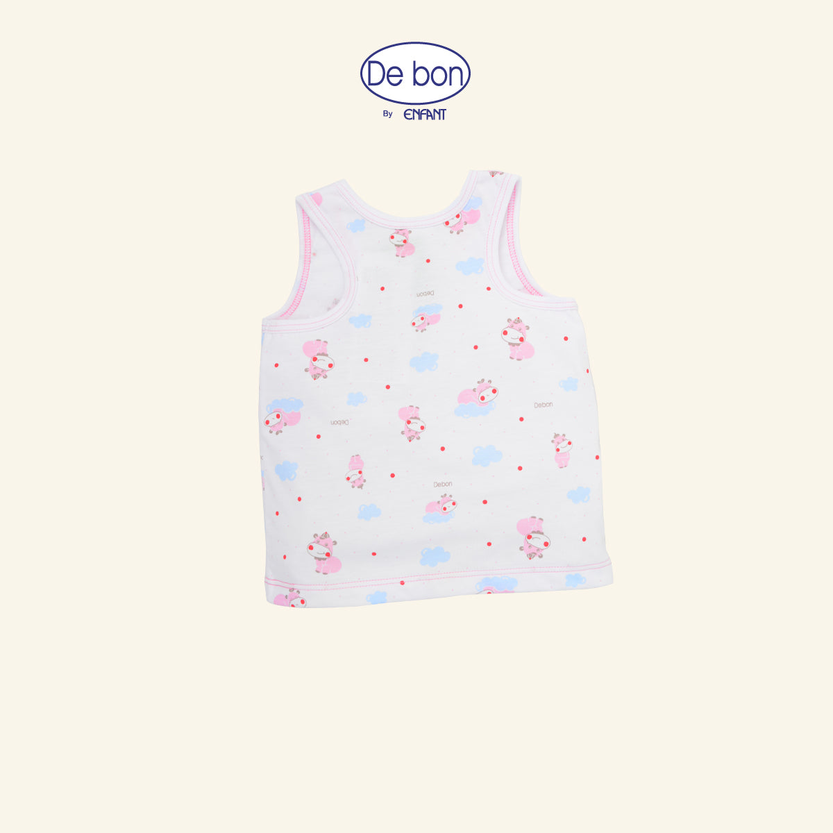 De bon เสื้อกระดุม/เสื้อผูกป้าย/เสื้อกล้าม-กางเกงขาสั้น (ขายแยกชิ้น) EI2AY2+EI3AY6+EI2BA5+EI2AY4
