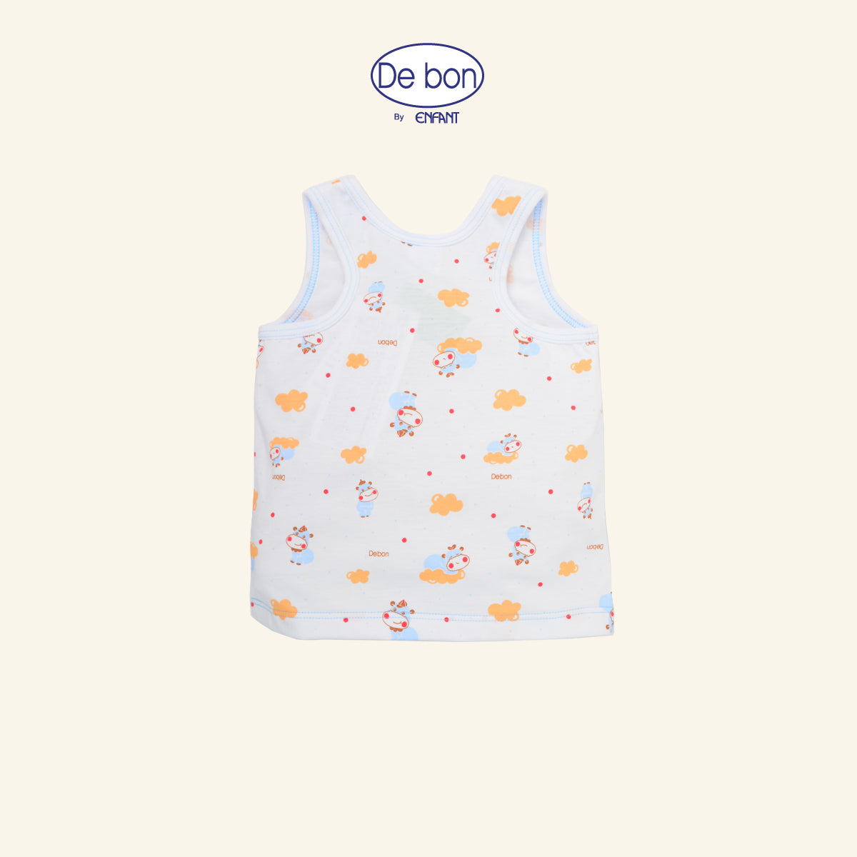 De bon เสื้อกระดุม/เสื้อผูกป้าย/เสื้อกล้าม-กางเกงขาสั้น (ขายแยกชิ้น) EI2AY2+EI3AY6+EI2BA5+EI2AY4