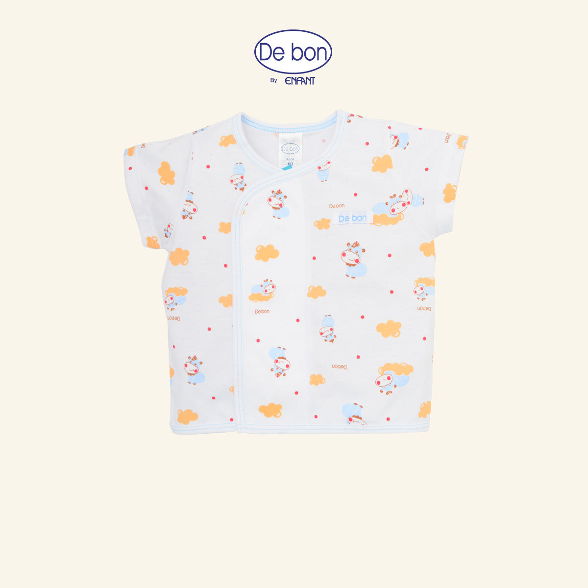 De bon เสื้อกระดุม/เสื้อผูกป้าย/เสื้อกล้าม-กางเกงขาสั้น (ขายแยกชิ้น) EI2AY2+EI3AY6+EI2BA5+EI2AY4
