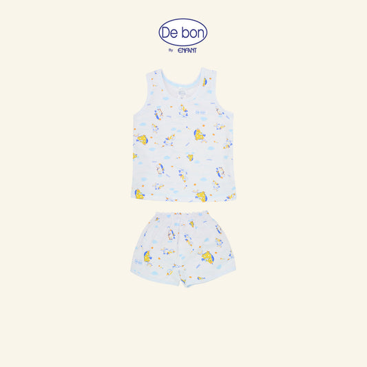 DE BON  เสื้อแขนสั้นกางเกงขาสั้น 1-24เดือน ยูนิคอร์น (ขายแยกชิ้น) EI2BC2+EI2BC4+EI2BC5+EI3BC6