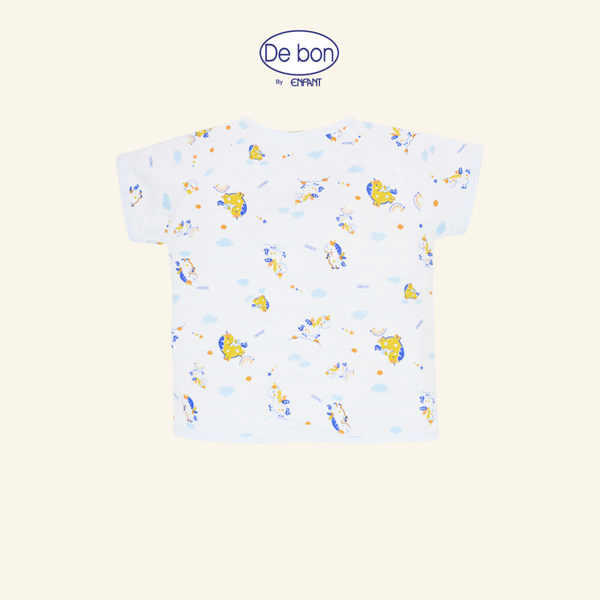 DE BON  เสื้อแขนสั้นกางเกงขาสั้น 1-24เดือน ยูนิคอร์น (ขายแยกชิ้น) EI2BC2+EI2BC4+EI2BC5+EI3BC6