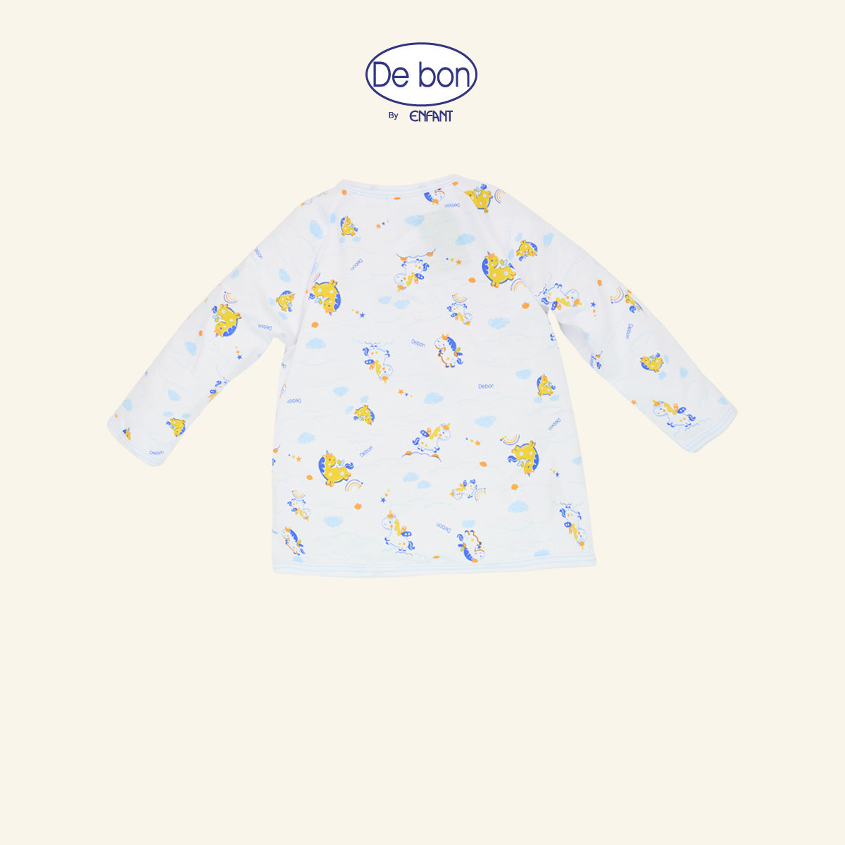 DE BON  ชุดเสื้อแขนยาว กางเกงขายาว(ขายแยกชิ้น) 1-24เดือน ยูนิคอร์น EI2BC6+EI2BC7+EI4BC5