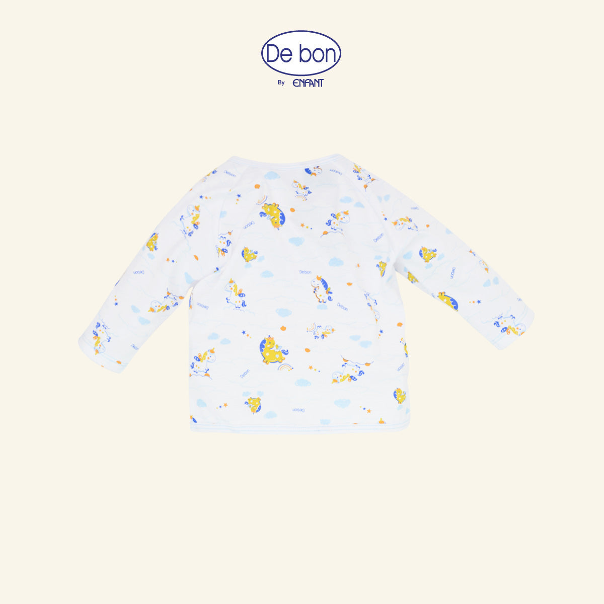 DE BON  ชุดเสื้อแขนยาว กางเกงขายาว(ขายแยกชิ้น) 1-24เดือน ยูนิคอร์น EI2BC6+EI2BC7+EI4BC5