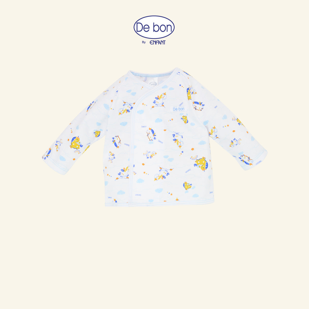 DE BON  ชุดเสื้อแขนยาว กางเกงขายาว(ขายแยกชิ้น) 1-24เดือน ยูนิคอร์น EI2BC6+EI2BC7+EI4BC5