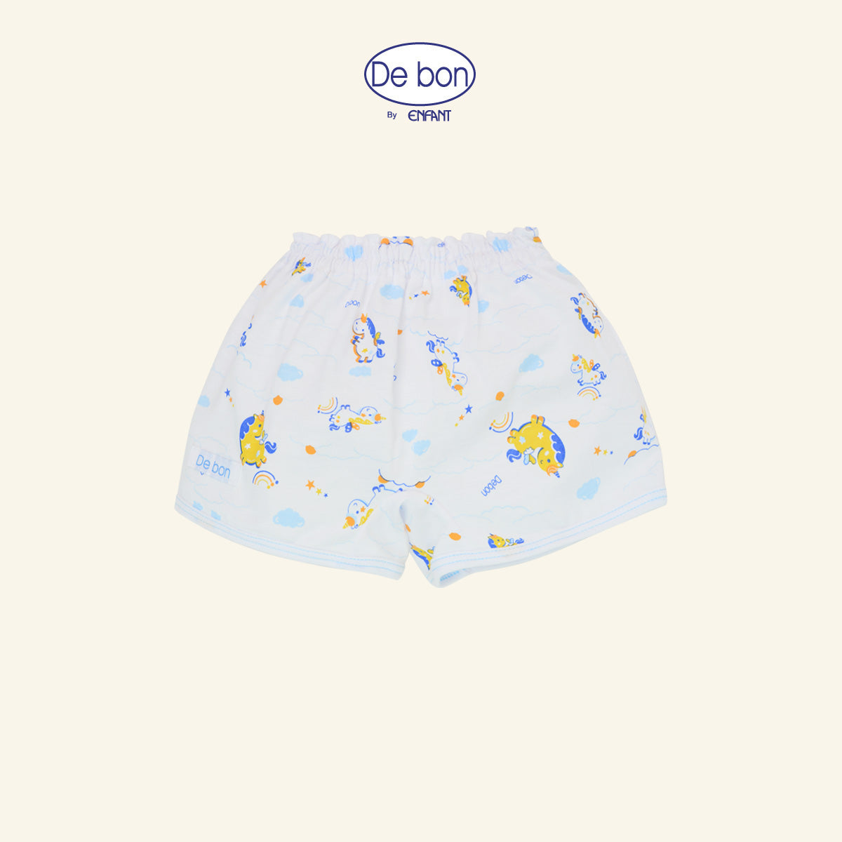 DE BON  เสื้อแขนสั้นกางเกงขาสั้น 1-24เดือน ยูนิคอร์น (ขายแยกชิ้น) EI2BC2+EI2BC4+EI2BC5+EI3BC6